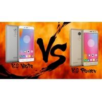 เปรียบเทียบสเปคสมาร์ทโฟนราคาสุดคุ้ม Lenovo K6 Note vs Lenovo K6 Power