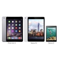 เปรียบเทียบสเปคและราคา iPad mini 3 vs Nokia N1 vs Nexus 9