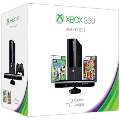 Microsoft Xbox360 Console Slim Kinect Bundle 4GB