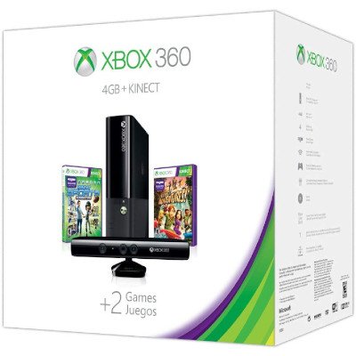 Microsoft Xbox360 Console Slim Kinect Bundle 4GB