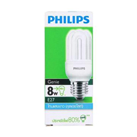 ราคา ฟิลิปส์ หลอดประหยัดไฟ รุ่นจีนี่ 8 วัตต์ โทนแสงขาว 1 ชุด (Philips Genie 8W Cool Daylight Saver Compact Fluorescent Lamp 1 pcs)
