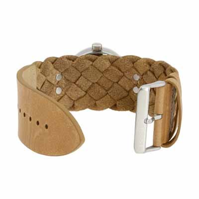 Fossil JR1352 Stainless Steel and Leather Watch