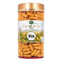 ราคา Nature's King Royal Jelly นมผึ้งธรรมชาติ 1000mg (365 แคปซูล)