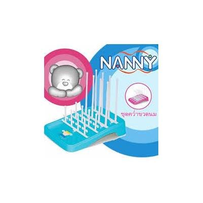 แนนนี่ ผลิตภัณฑ์คว่ำขวดนมและอุปกรณ์ต่างๆ 1 ชิ้น (Nanny Baby Bottle Drying Organizer 1pc)