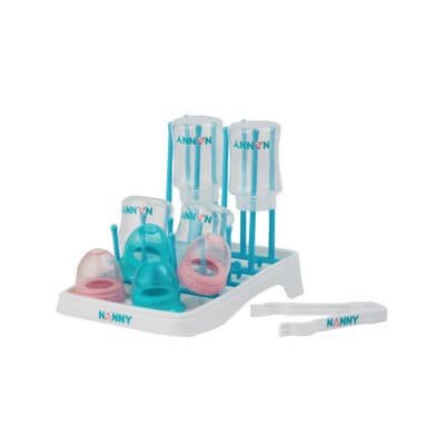 แนนนี่ ผลิตภัณฑ์คว่ำขวดนมและอุปกรณ์ต่างๆ 1 ชิ้น (Nanny Baby Bottle Drying Organizer 1pc)