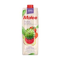 ราคา มาลี น้ำแตงโมผสมน้ำมะเขือเทศ 100% 1000มล. (Malee 100% Watermelon Juice Mixed Tomato Juice 1000ml)