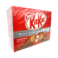 ราคา คิทแคท ช็อกโกแลตนมสอดไส้เวเฟอร์ 17 กรัม แพ็ค 48