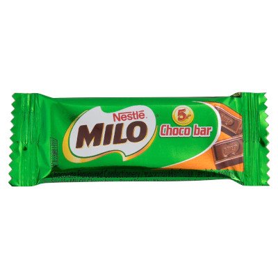 ไมโล ช็อกโกบาร์ ขนมหวานรสช็อกโกแลต 6กรัม x 12 ห่อ (Milo Choco Bar Chocolate Flavoured Confectionery 6g x 12pcs)