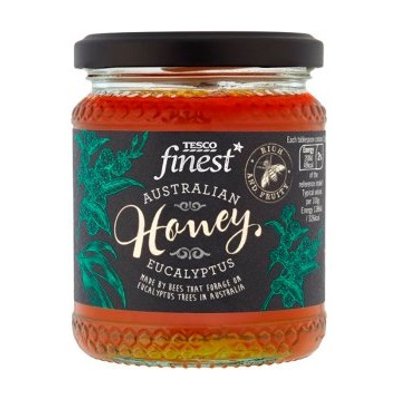เทสโก้ ฟายเนสท์ น้ำผึ้งดอกยูคาลิปตัส 340กรัม (นำเข้า) (Tesco Finest Eucalyptus Honey 340g (Imported))