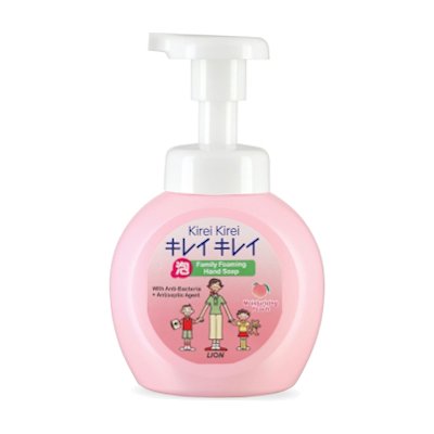 คิเรอิ คิเรอิ มอยเจอร์ไรซิ่ง โฟมล้างมือ กลิ่นพีช 250 มล. (Kirei Kirei Moisturizing Peach Family Foaming Hand Soap 250ml)