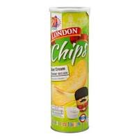 ราคา ลอนดอน มันฝรั่งแผ่นทอดกรอบ รสซาวร์ครีม 160กรัม (London Sour Cream Flavour Chips 160g)