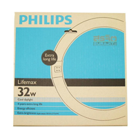 ราคา ฟิลิปส์ หลอดฟลูออเรสเซนต์ชนิดกลม 32 วัตต์ แสงคูลเดย์ไลท์ 6200เค 1 ชุด (Philips Lifemax 32W 6200K Cool Daylight Circular Fluorescent Tubelight 1 Set)