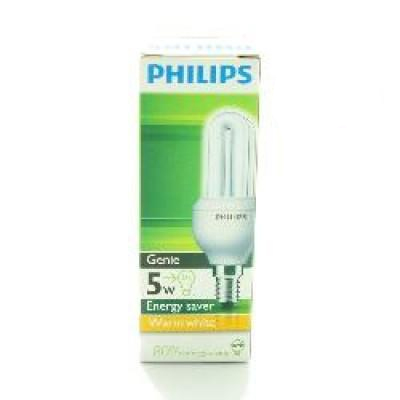 ฟิลิปส์ เอสเซนเชี่ยล หลอดประหยัดไฟ ขนาด 5 วัตต์ โทนแสงขาว 1 หลอด (Philips Essential 5W Cool Day Light Energy Saving Fluorescent 1pc)
