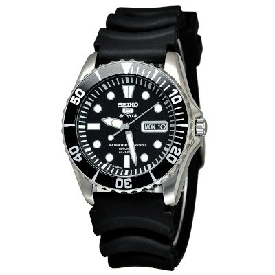 Seiko 5 Sports Black Bezel Automatic