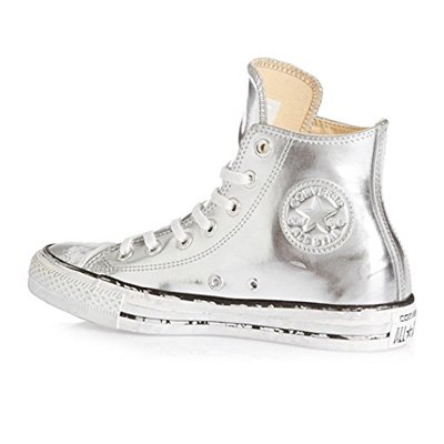 Converse All Star Chrome Leather Hi Sneakers
