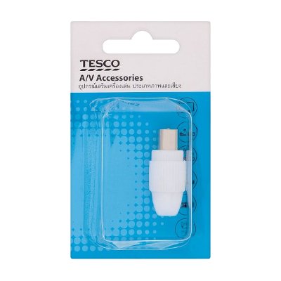 Tesco A/V Accessories ปลั๊กตัวผู้ รุ่น TPJ01