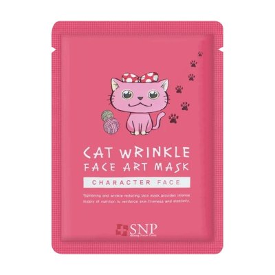 SNP Cat Wrinkle Face Art Mask