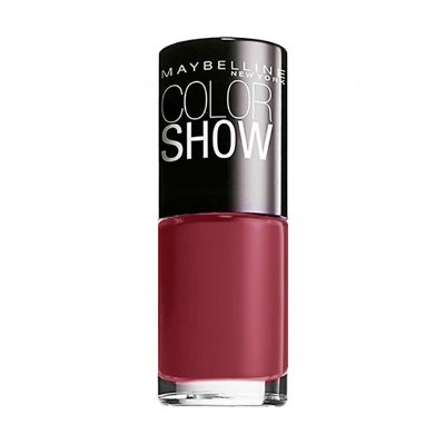 เมย์เบลลีน นิวยอร์ก น้ำยาทาเล็บ คัลเลอร์โชว์ เบอร์ 502 สีเวลเวท ไวน์ (Maybelline Nail Polish Color Show No.502 Velvet Wine)