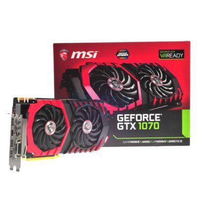 MSI nVidia GeForce 8GB GDDR5 Gaming X รุ่น GTX1070
