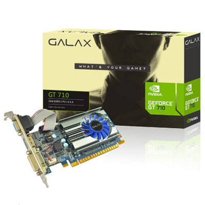 Galax nVidia PCIe 2GB DDR3 64 Bit รุ่น GT710