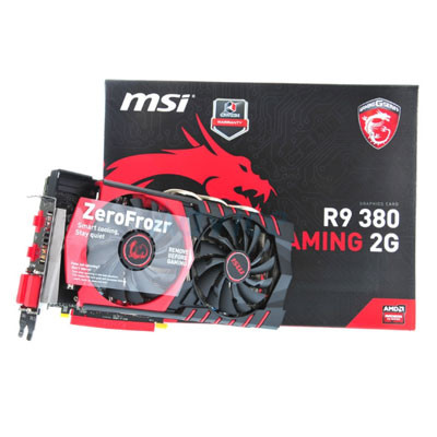 MSI Radeon Armor 2X 2GB GDDR5 OC รุ่น R9 380