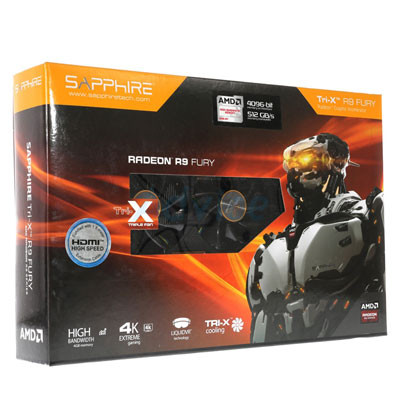 Sapphire Radeon 4GB HBM รุ่น R9 Fury