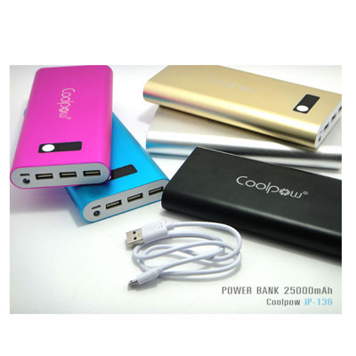 Coolpow Power Bank 25000mAh รุ่น IP-136