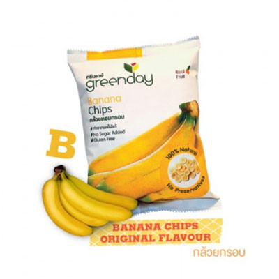 Greenday Banana Chips Original Flavour 50g