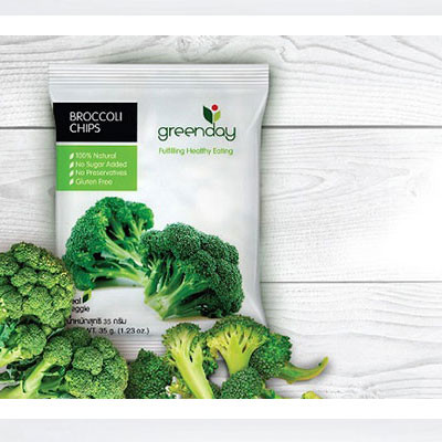 Greenday Fruitfarm Broccoli Chips Original Flavour 36g