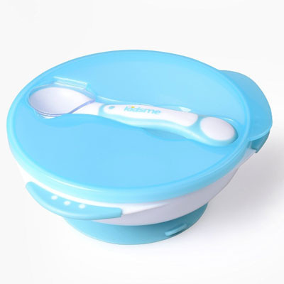 Kidsme Suction Bowl with Ideal Temperature Spoon