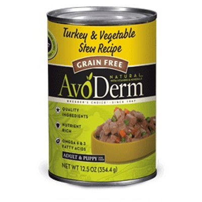 AvoDerm Turkey & Vegetable Stew 354g
