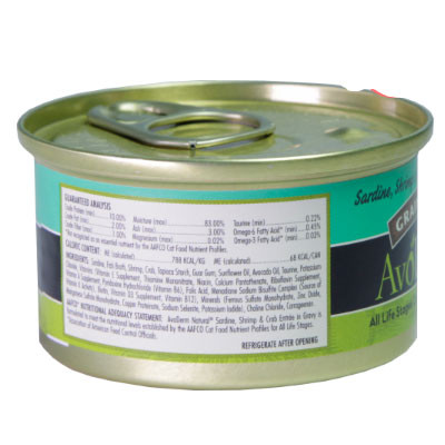 AvoDerm Cat Sardine, Shrimp & Crab Meat in Gravy 85g