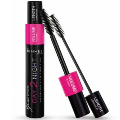 Rimmel Day 2 Night Mascara with 2-In-1 Magic Cap