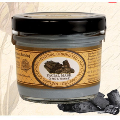Beauty Cottage Bamboo Charcoal & Valcano Mud Clay Natural Dtox & Refining Facial Mask 100g