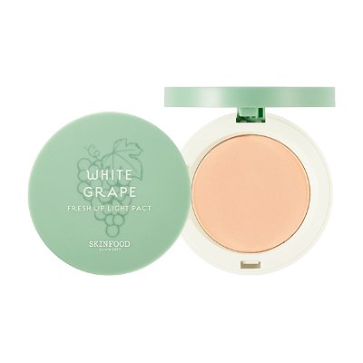 Skinfood White Grape Fresh Light Pact แป้งองุ่น ช่วยให้ผิวหน้ากระจ่างใส 12g