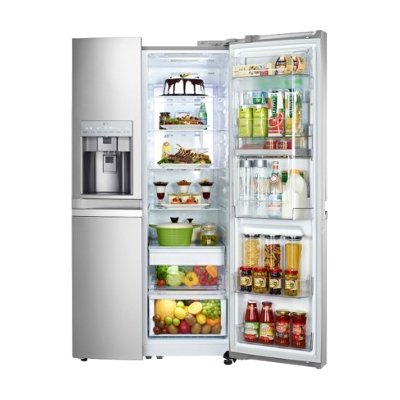 LG ตู้เย็น 2 ประตู Side by Side ขนาด 29.7 คิว รุ่น GR-J297WLBN