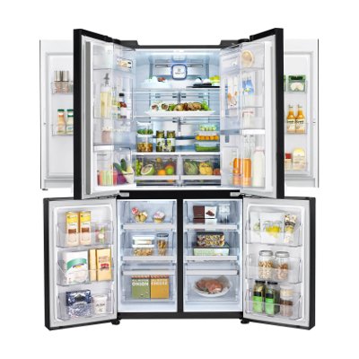 LG ตู้เย็น 4 ประตู ขนาด 23.8 คิว รุ่น GR-D24FBGHL