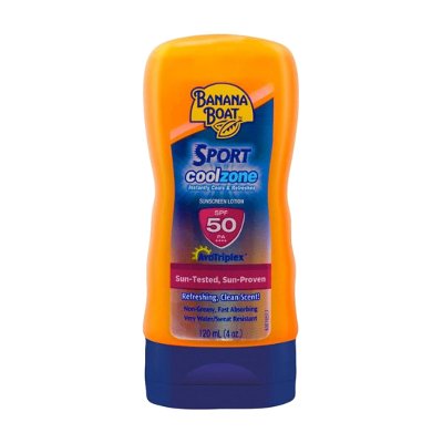 Banana Boat Sport Coolzone Sunscreen Lotion SPF50 PA++++ 120ml