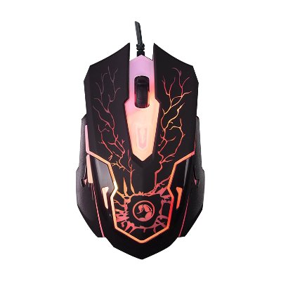 Marvo LED Backlit Wired Gaming Keyboard and Mouse รุ่น KM400