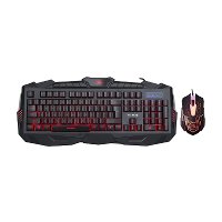 ราคา Marvo LED Backlit Wired Gaming Keyboard and Mouse รุ่น KM400