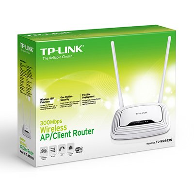 TP-Link 300Mbps Wireless AP Client Router รุ่น TL-WR843N