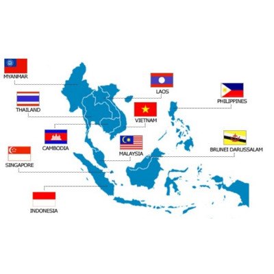 แผนที่ทวีปเอเชียตะวันออกเฉียงใต้ (อาเซียน) (ISBN:9789744851390)