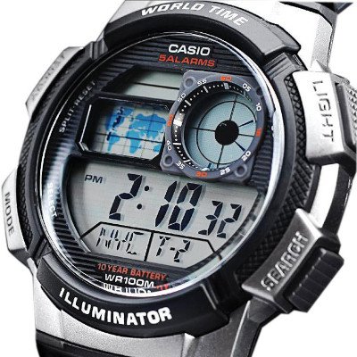 Casio standard 10 Year Battery AE-1000W-1BVDF