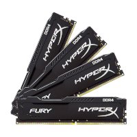 ราคา Kingston HyperX Fury DDR4 2400MHz 32GB (4x8GB) Memory Kit HX424C15FBK4/32