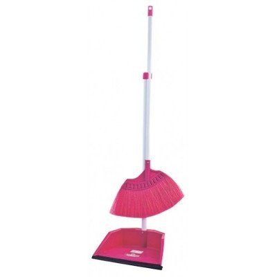 สวอช ที่โกยขยะด้ามยาว พร้อมไม้กวาด (Swash Long Handle Dustpan Set)