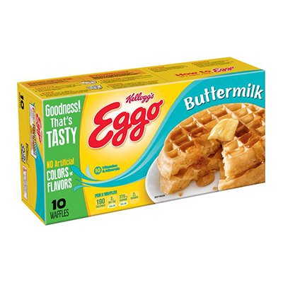 Kellogg's Eggo Buttermilk Waffle (เคลล็อก เอกโก้ วาฟเฟิลบัตเตอร์มิลค์)