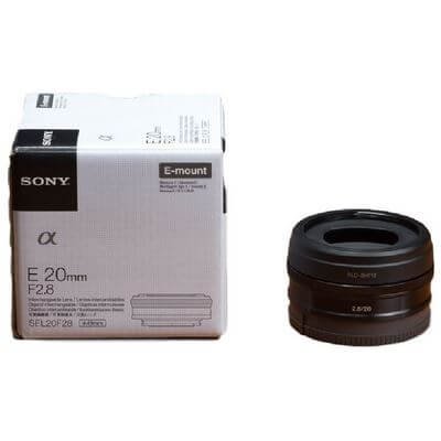 Sony Lens E 20mm f2.8 SEL20F28
