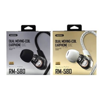 Remax Dual Moving Coli Earphone รุ่น RM-580