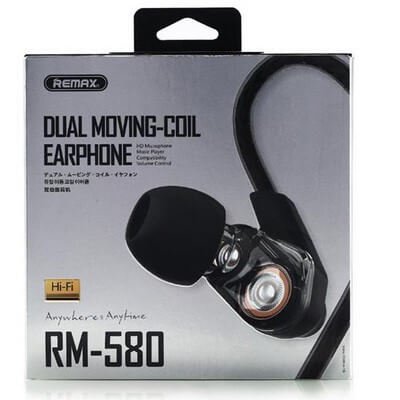 Remax Dual Moving Coli Earphone รุ่น RM-580