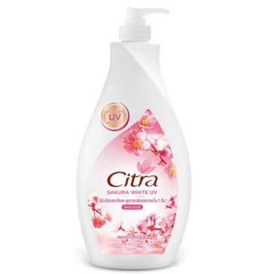 ซิตร้า ซากุระ ไวท์ ยูวี แฮนด์ แอนด์ บอดี้ โลชั่น 600มล.